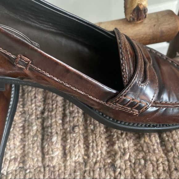 TOD’S Women’s Leather Penny Loafers Sz 38|7 - Picture 4 of 14